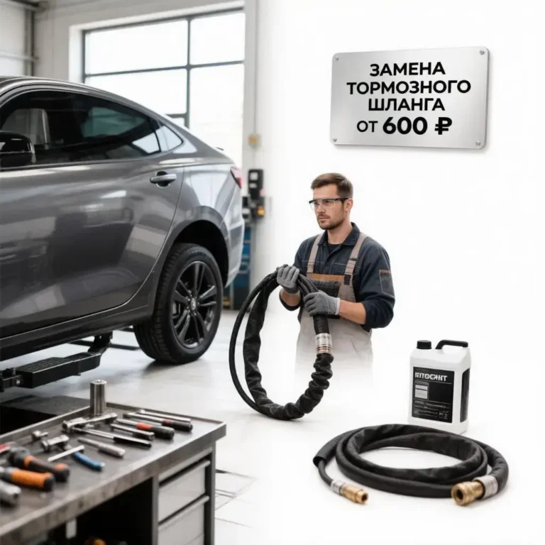 Замена тормозного шланга от 600 ₽